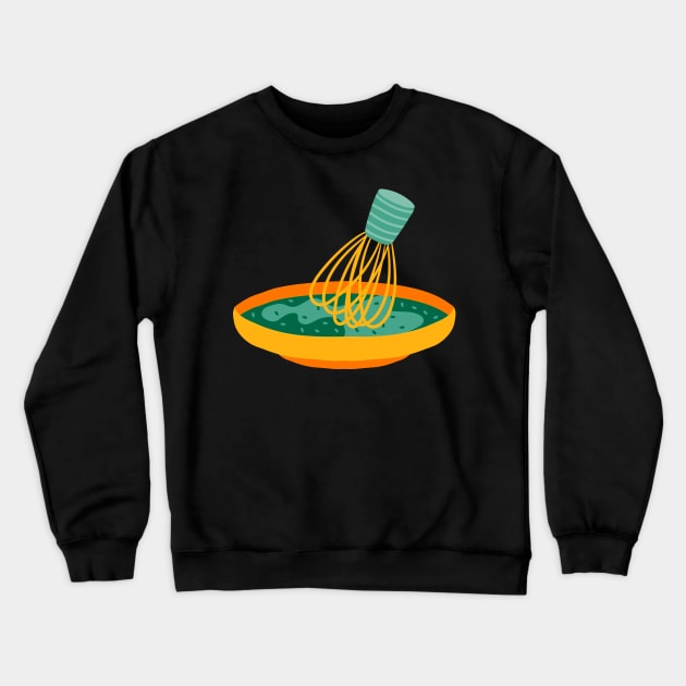 Matcha Time Crewneck Sweatshirt by Pieartscreation